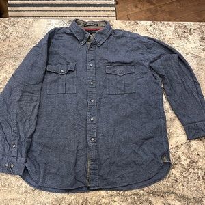 Tommy Hilfiger Long Sleeve Blue Button up